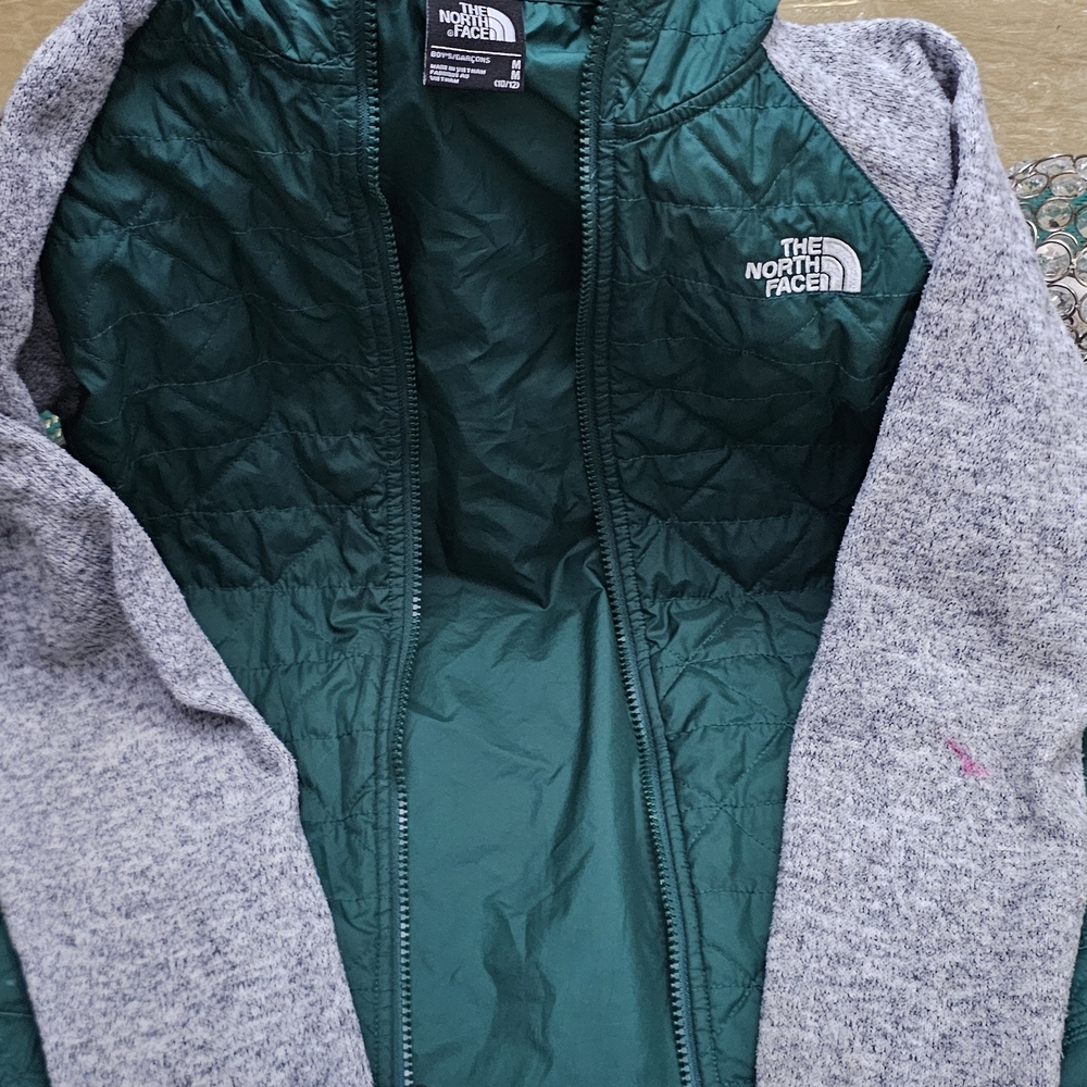 The North Face Green and Gray Jacket